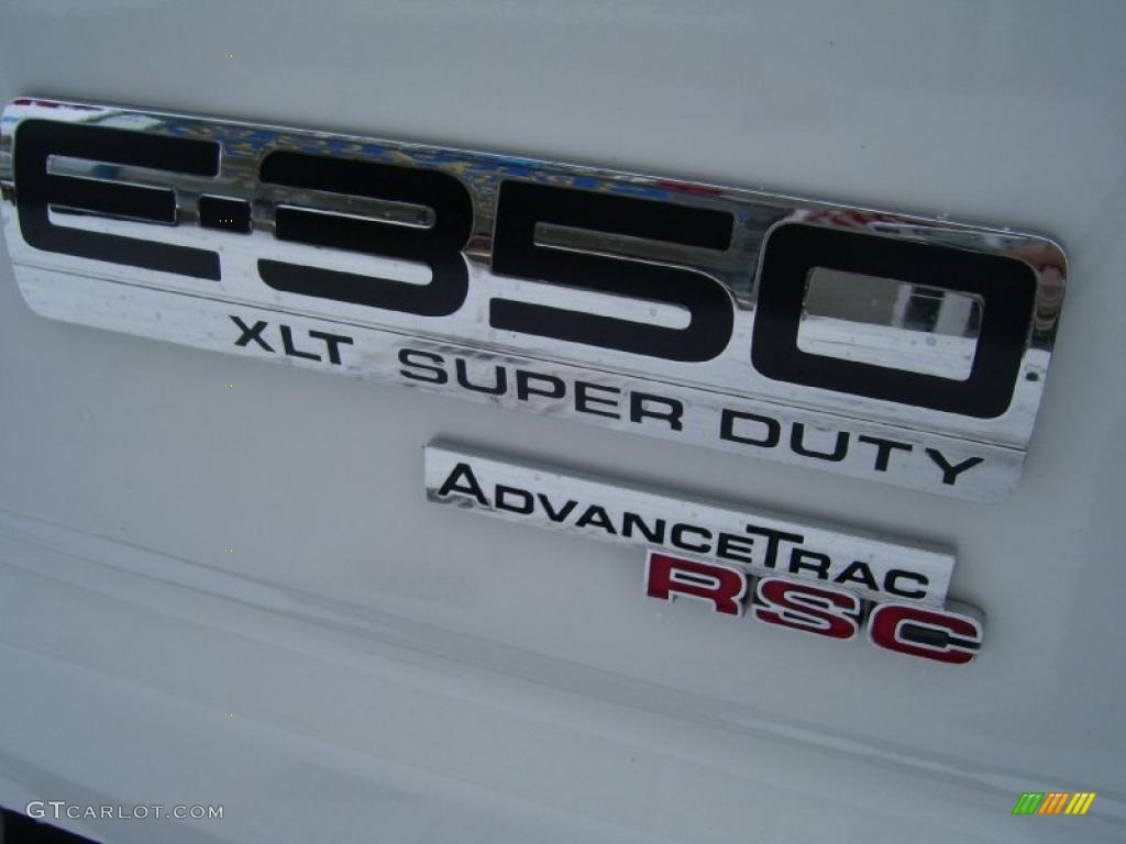 2009 E Series Van E350 Super Duty XLT Passenger - Oxford White / Medium Flint photo #12