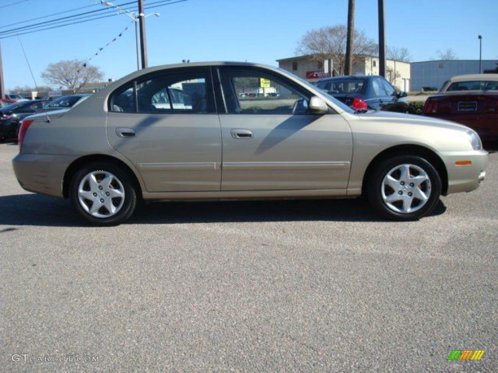 2006 Elantra GLS Sedan - Champagne Beige / Beige photo #7
