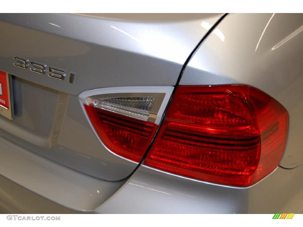 2008 3 Series 335i Sedan - Titanium Silver Metallic / Black photo #8