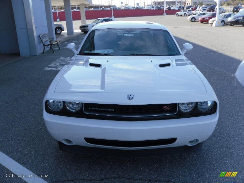 2010 Challenger R/T - Stone White / Dark Slate Gray photo #6