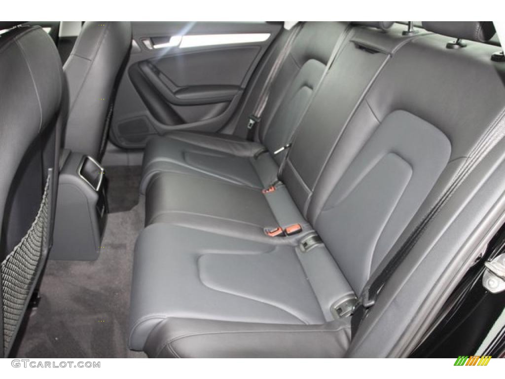 Black Interior 2010 Audi A4 2.0T Sedan Photo #26433362