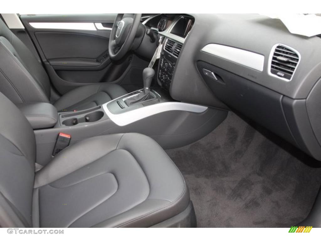 Black Interior 2010 Audi A4 2.0T Sedan Photo #26433386