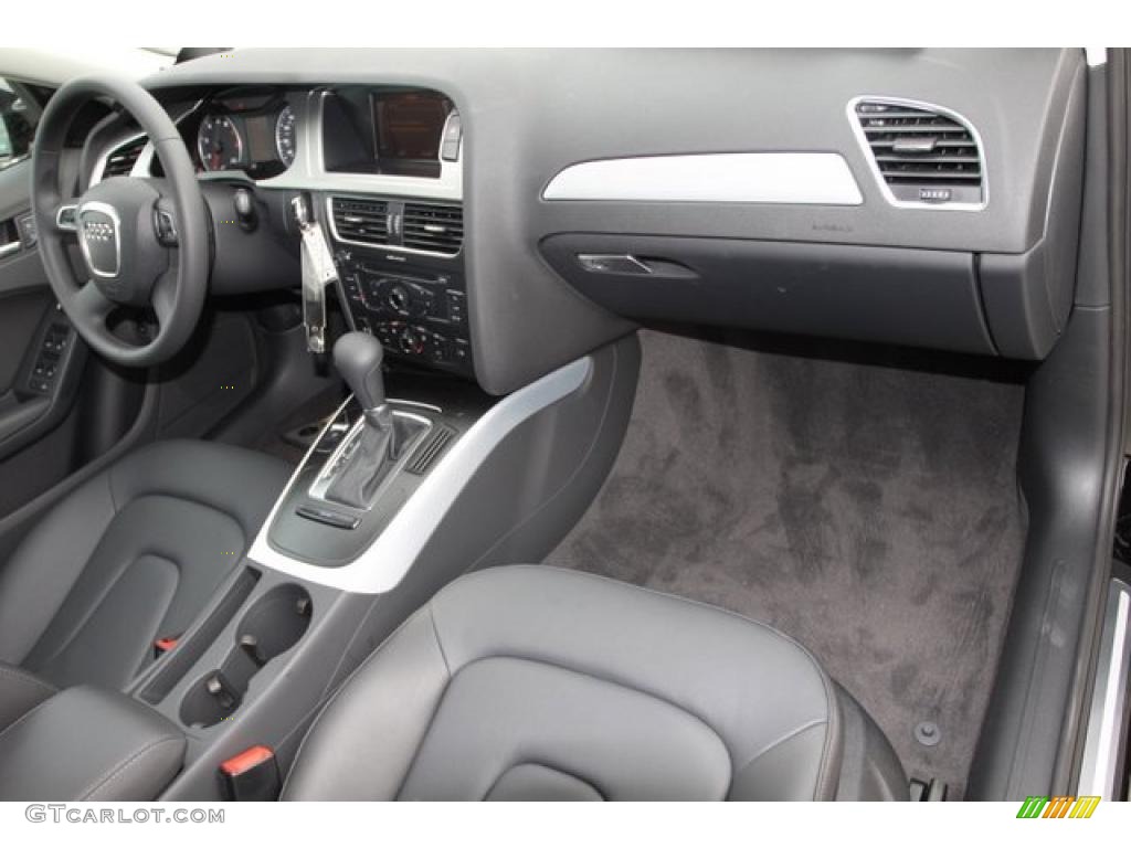 Black Interior 2010 Audi A4 2.0T Sedan Photo #26433394