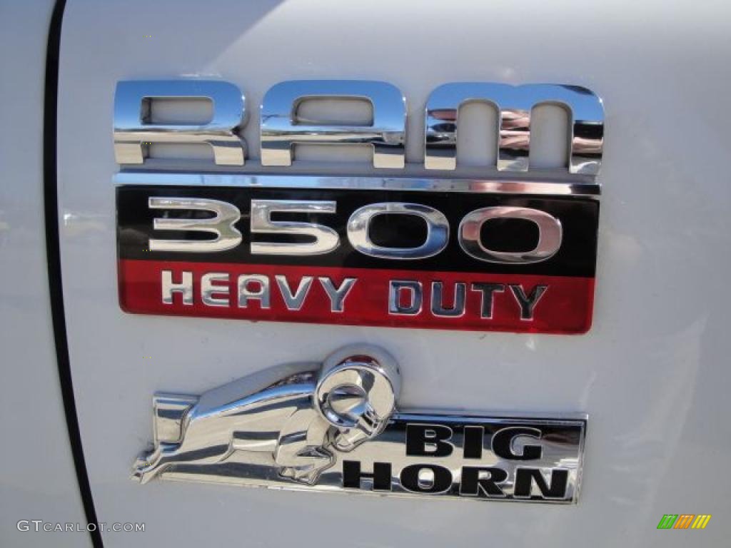 2007 Ram 3500 Big Horn Quad Cab 4x4 Dually - Bright White / Medium Slate Gray photo #11