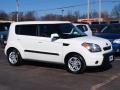 2010 Clear White Kia Soul +  photo #2