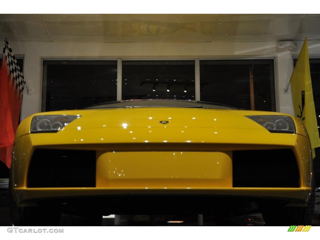 2006 Murcielago Roadster - Giallo Evros (Yellow) / Nero Perseus photo #20