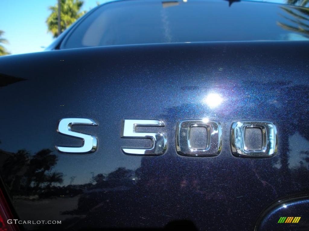 2006 S 500 Sedan - Capri Blue Metallic / Java photo #9