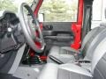 2009 Flame Red Jeep Wrangler X 4x4  photo #13