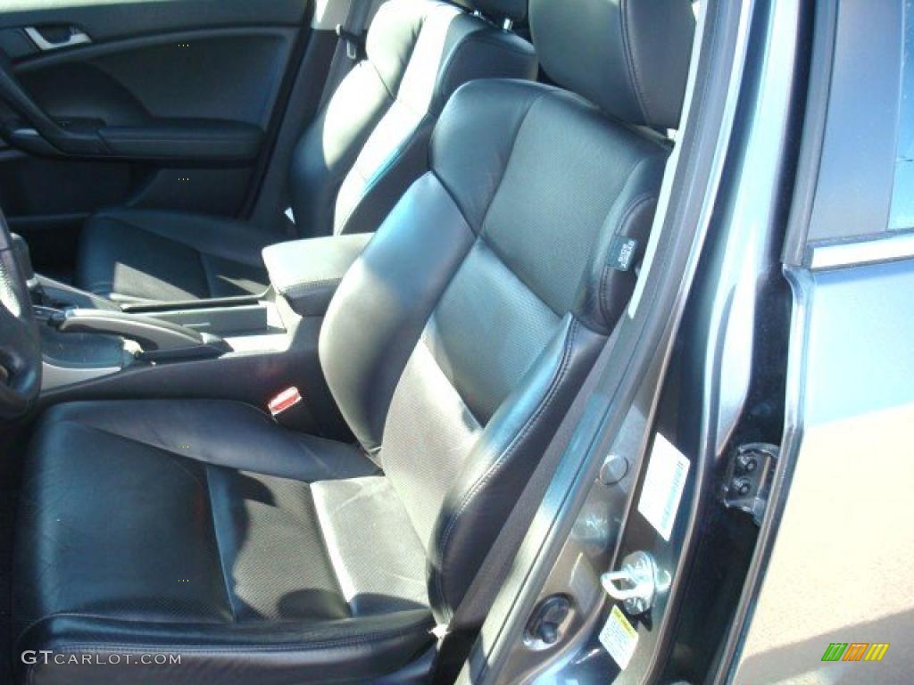 2009 TSX Sedan - Polished Metal Metallic / Ebony photo #8