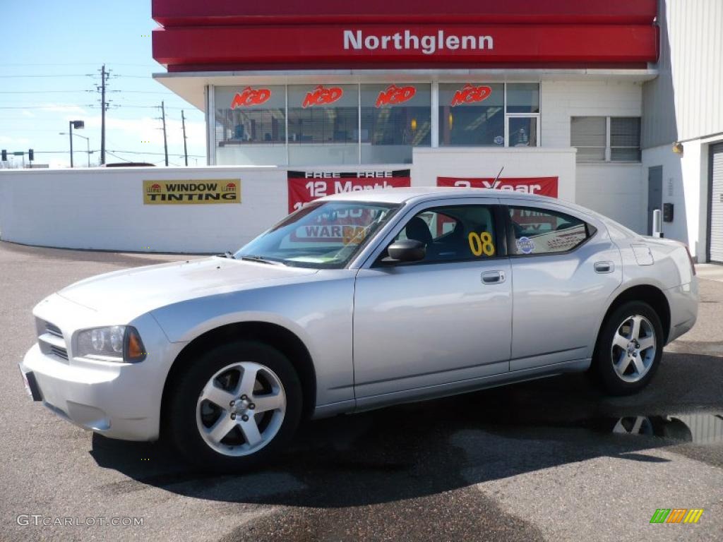 Bright Silver Metallic Dodge Charger