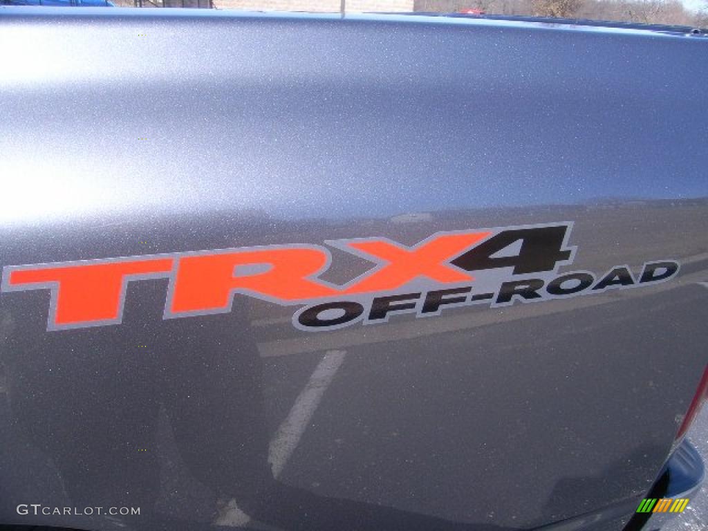 2008 Ram 1500 TRX4 Quad Cab 4x4 - Mineral Gray Metallic / Medium Slate Gray photo #10