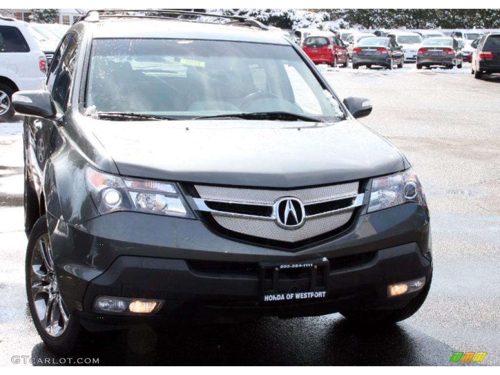 2007 MDX Sport - Nimbus Gray Metallic / Parchment photo #2