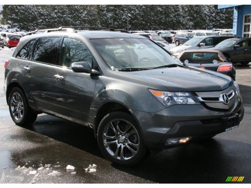 2007 MDX Sport - Nimbus Gray Metallic / Parchment photo #3