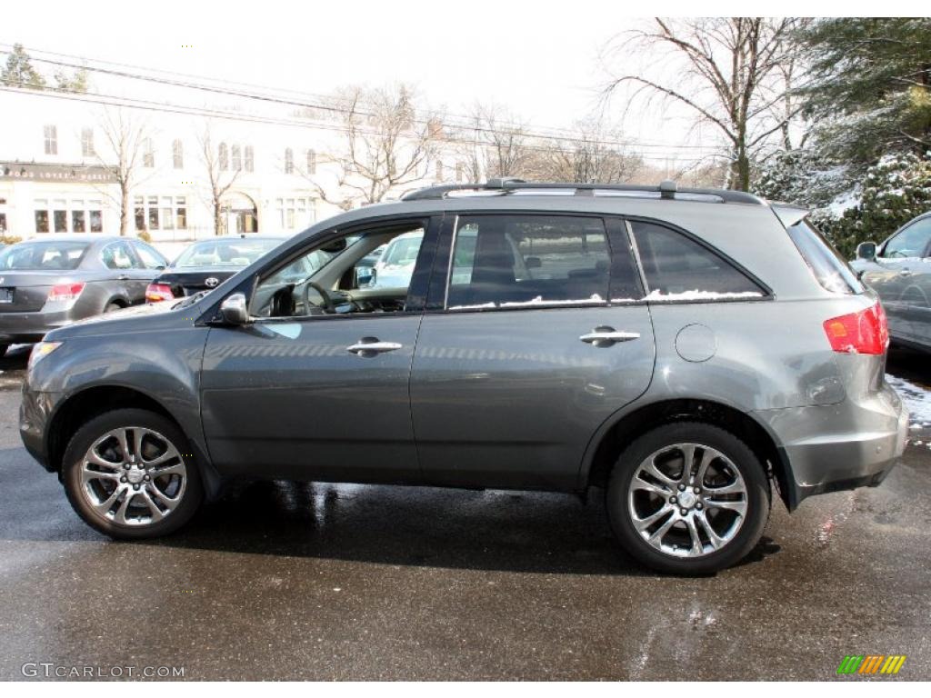 2007 MDX Sport - Nimbus Gray Metallic / Parchment photo #9