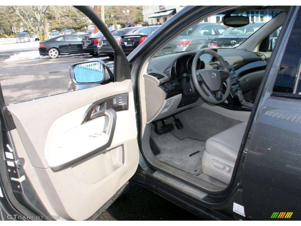 2007 MDX Sport - Nimbus Gray Metallic / Parchment photo #10