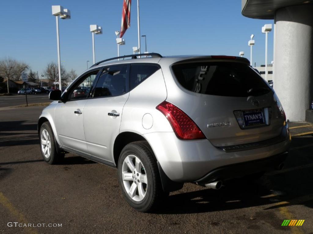 2007 Murano S AWD - Brilliant Silver Metallic / Charcoal photo #4