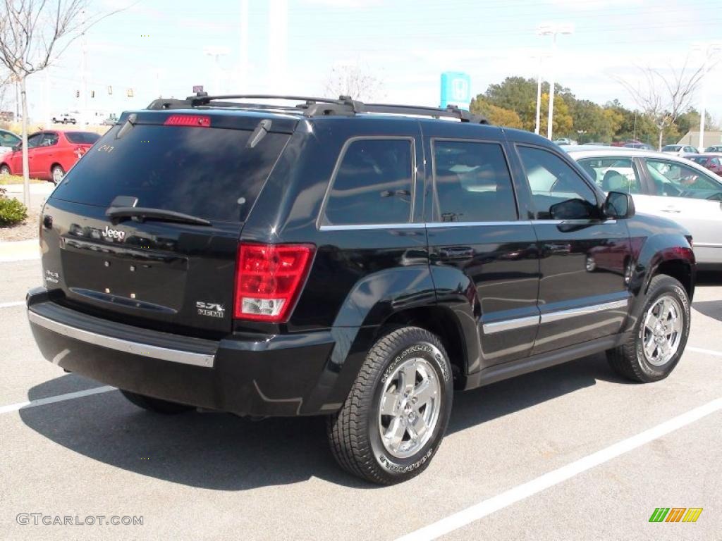 2006 Grand Cherokee Limited 4x4 - Black / Medium Slate Gray photo #4