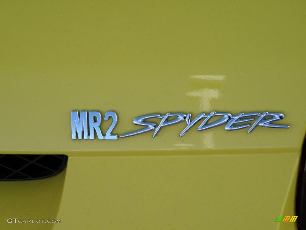 2002 MR2 Spyder Roadster - Solar Yellow / Black photo #19