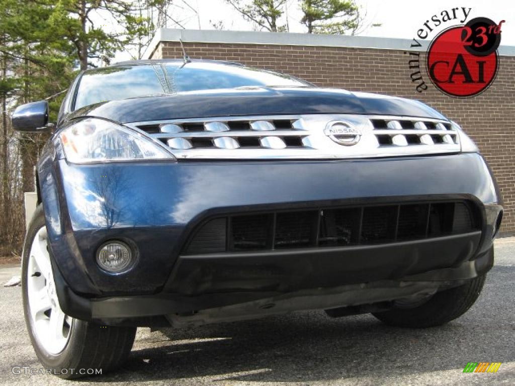 2005 Murano SL - Midnight Blue Pearl / Charcoal photo #1