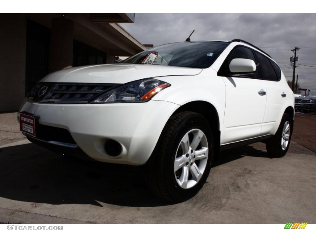 2007 Murano S AWD - Glacier Pearl White / Cafe Latte photo #18