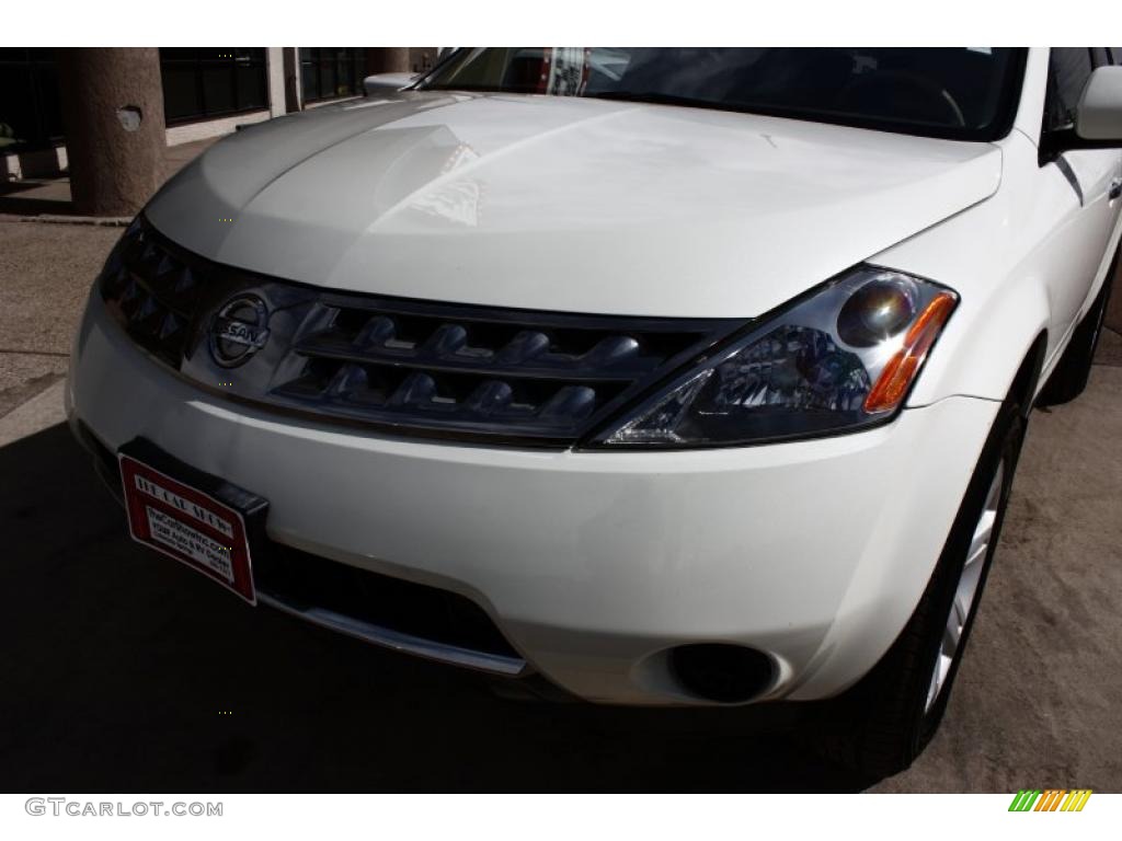 2007 Murano S AWD - Glacier Pearl White / Cafe Latte photo #19