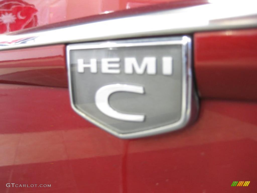 2008 300 C HEMI - Inferno Red Crystal Pearl / Dark Slate Gray photo #8