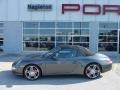 2008 Slate Grey Metallic Porsche 911 Carrera 4S Cabriolet  photo #5