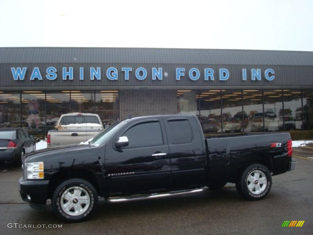 Black Chevrolet Silverado 1500