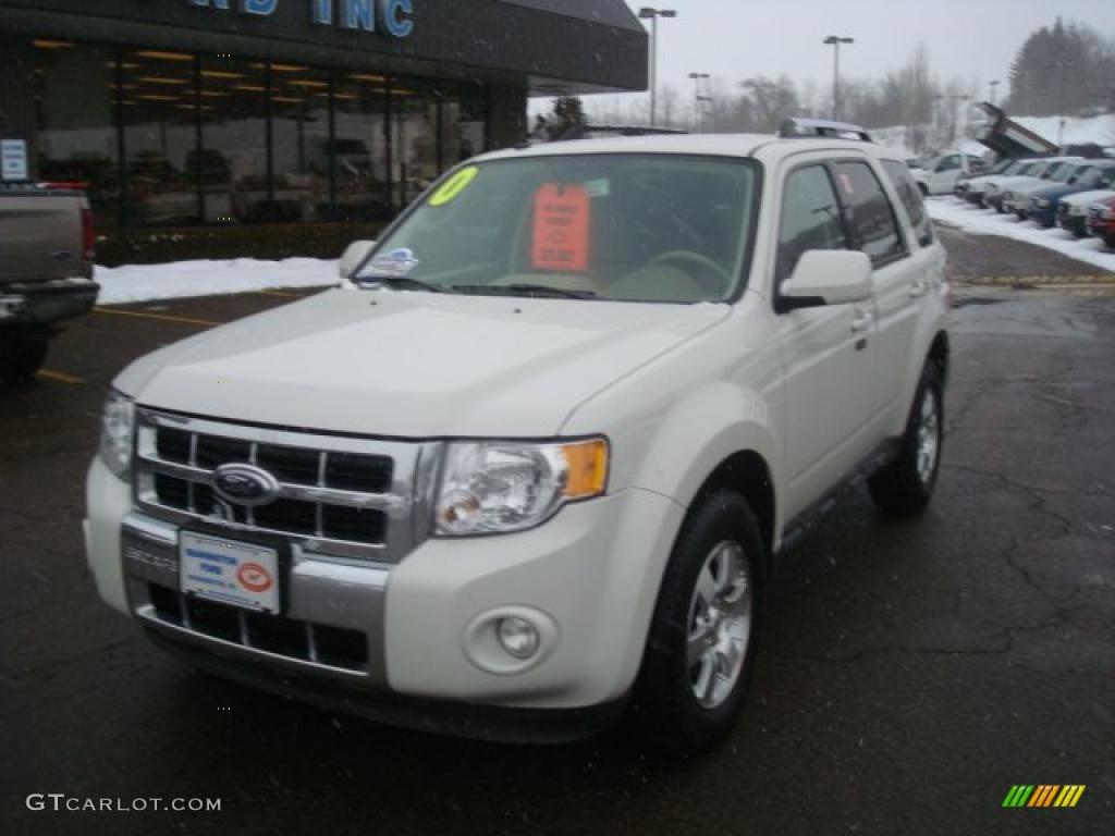 2009 Escape Limited V6 4WD - White Suede / Camel photo #11