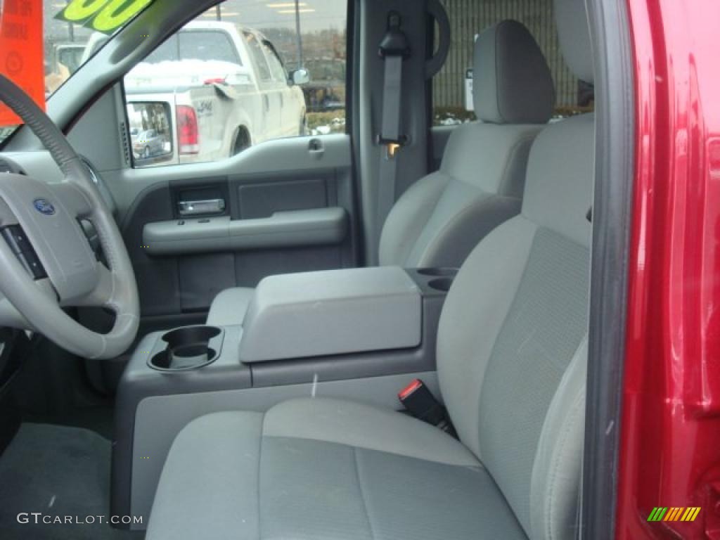 2008 F150 XLT SuperCrew 4x4 - Bright Red / Medium/Dark Flint photo #7