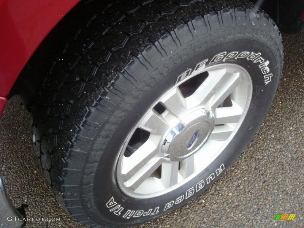 2008 F150 XLT SuperCrew 4x4 - Bright Red / Medium/Dark Flint photo #12