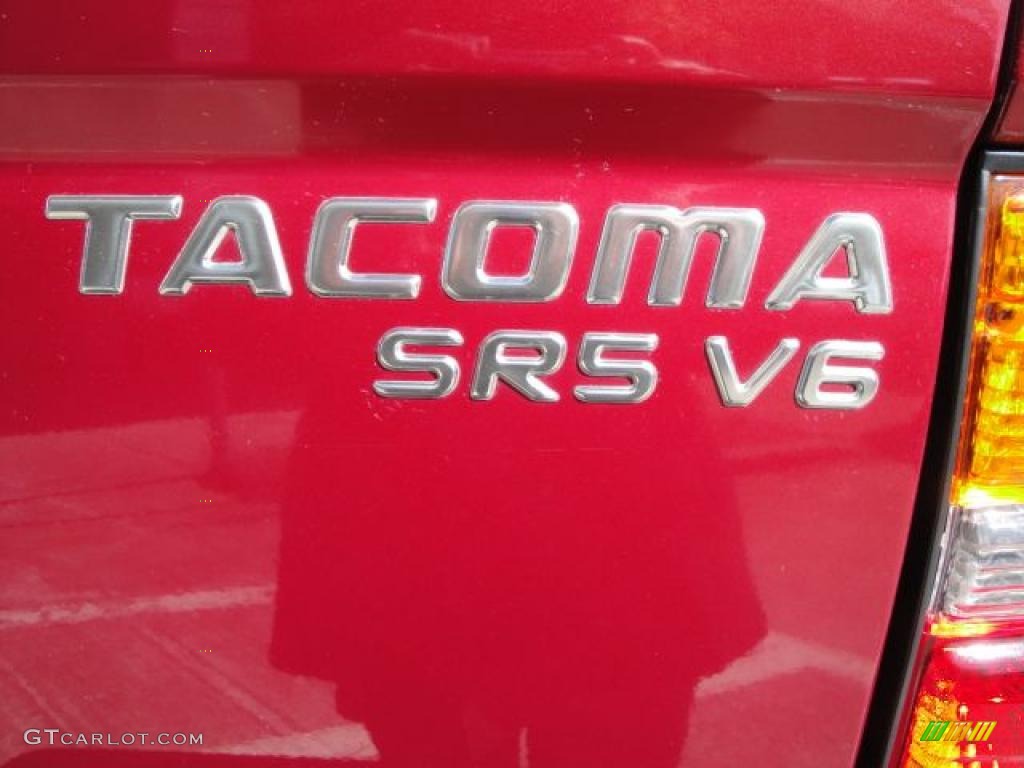 2004 Tacoma V6 Double Cab 4x4 - Impulse Red Pearl / Charcoal photo #25