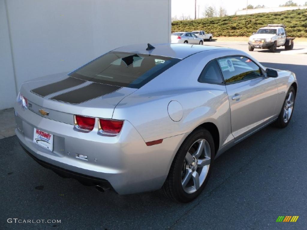 2010 Camaro LT Coupe - Silver Ice Metallic / Black photo #4