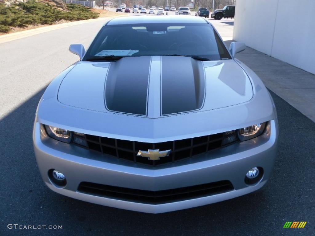 2010 Camaro LT Coupe - Silver Ice Metallic / Black photo #6