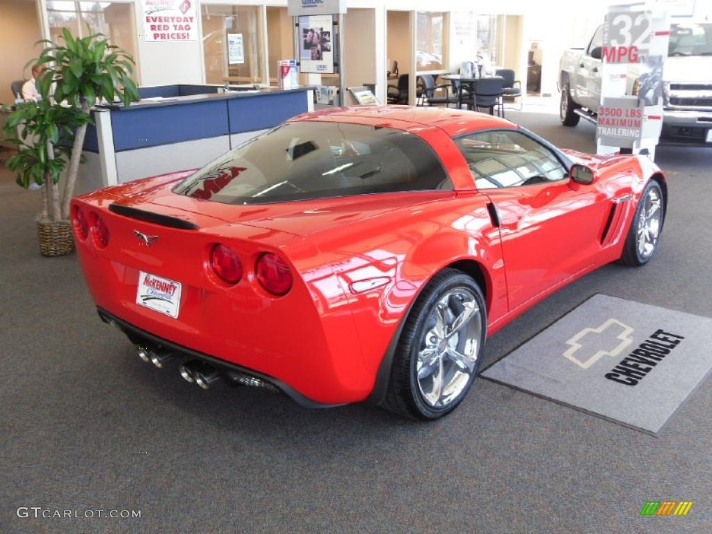 2010 Corvette Grand Sport Coupe - Torch Red / Titanium Gray photo #4