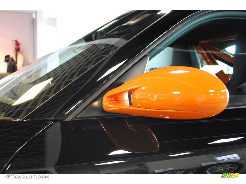 2007 911 GT3 RS - Black/Orange / Black photo #11