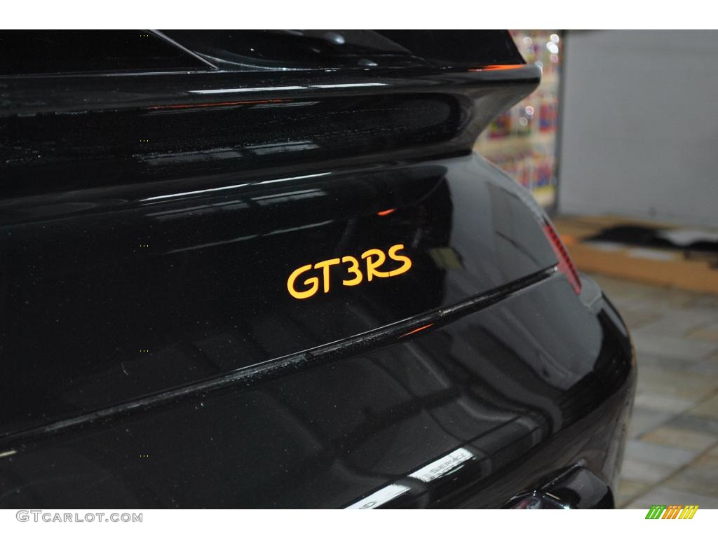 2007 911 GT3 RS - Black/Orange / Black photo #12