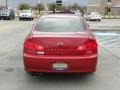 2006 Garnet Fire Red Metallic Infiniti G 35 Sedan  photo #4