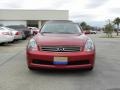 2006 Garnet Fire Red Metallic Infiniti G 35 Sedan  photo #8