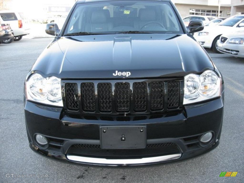 2006 Grand Cherokee SRT8 - Black / Medium Slate Gray photo #2