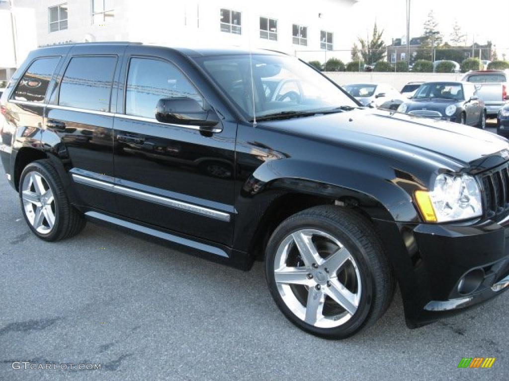 2006 Grand Cherokee SRT8 - Black / Medium Slate Gray photo #3