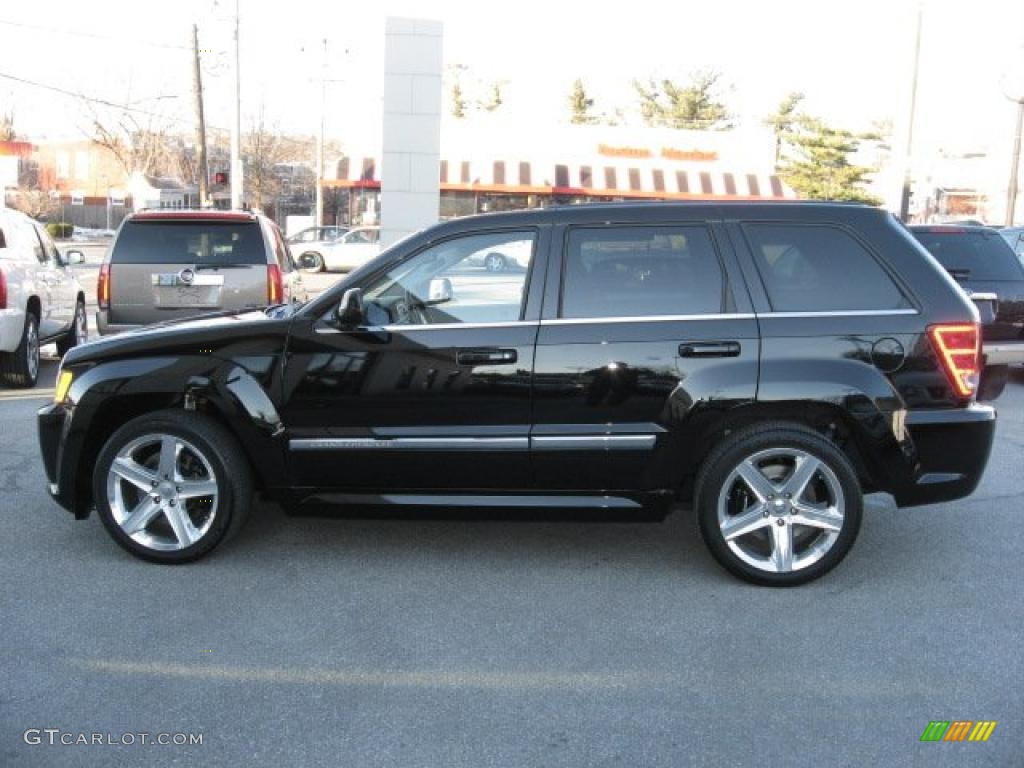 2006 Grand Cherokee SRT8 - Black / Medium Slate Gray photo #9