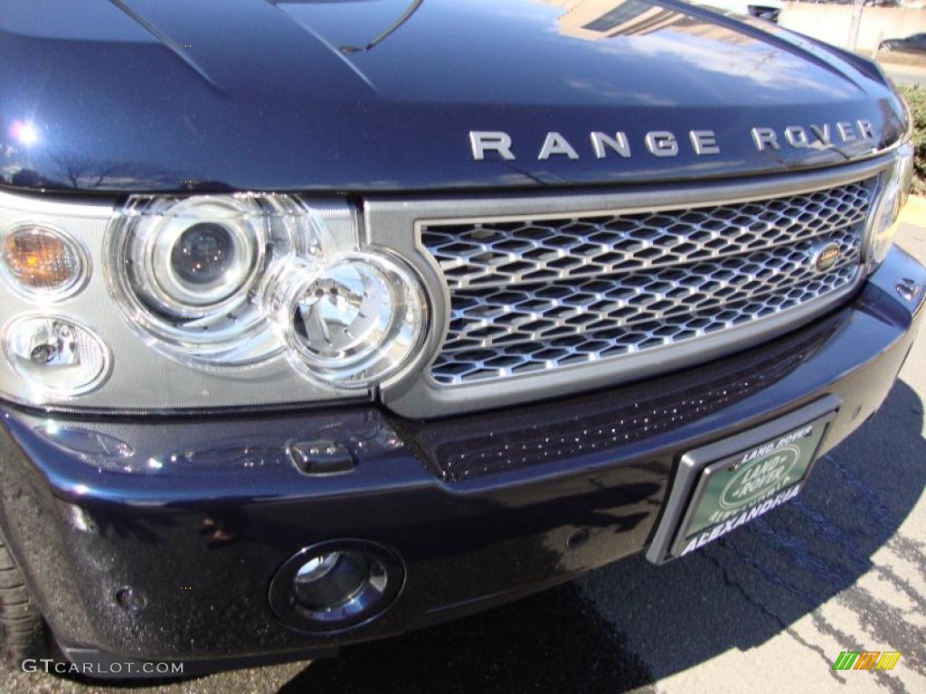 2007 Range Rover Supercharged - Buckingham Blue Metallic / Parchment photo #3