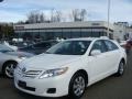 2010 Super White Toyota Camry LE  photo #1