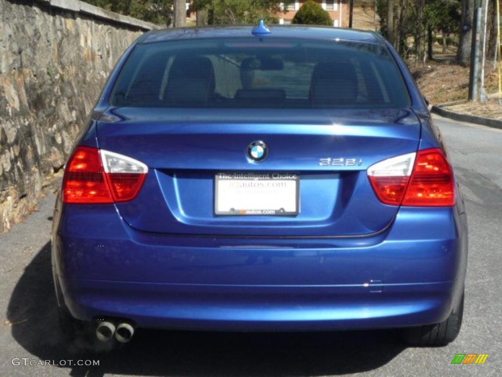 2007 3 Series 328i Sedan - Montego Blue Metallic / Black photo #6