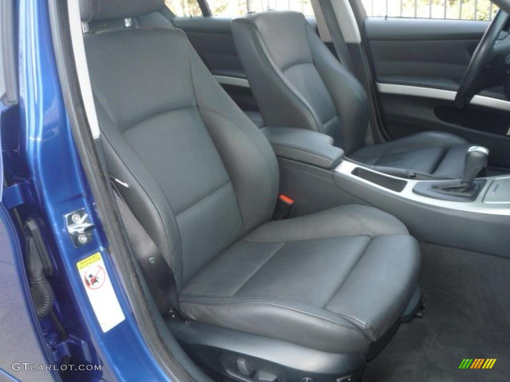 2007 3 Series 328i Sedan - Montego Blue Metallic / Black photo #24