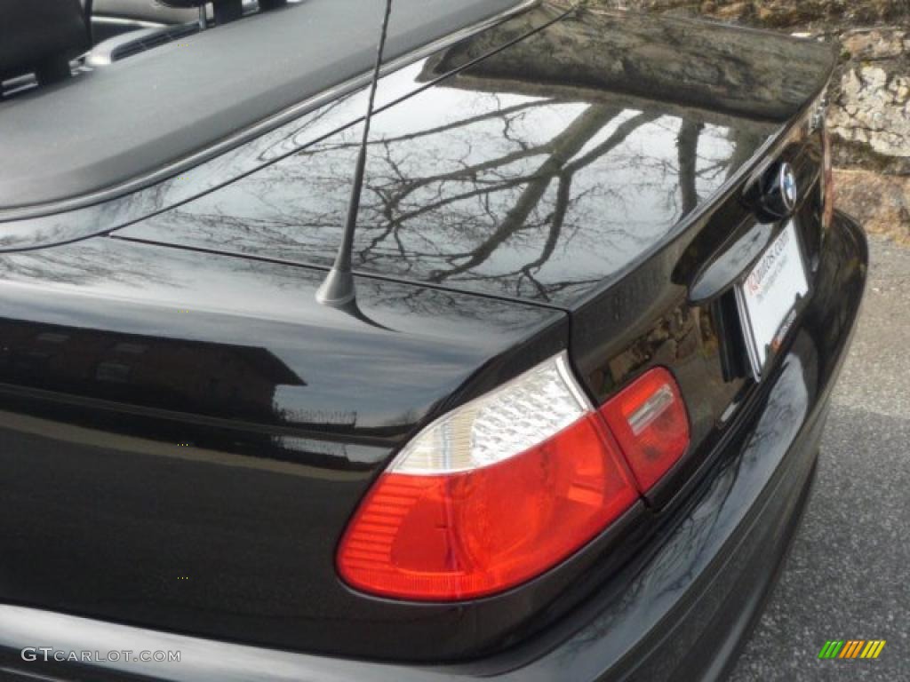 2006 3 Series 330i Convertible - Jet Black / Black photo #22