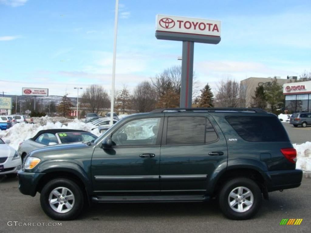 2007 Sequoia SR5 4WD - Timberland Mica / Light Charcoal photo #3