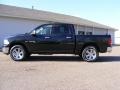 2009 Brilliant Black Crystal Pearl Dodge Ram 1500 Laramie Crew Cab 4x4  photo #8