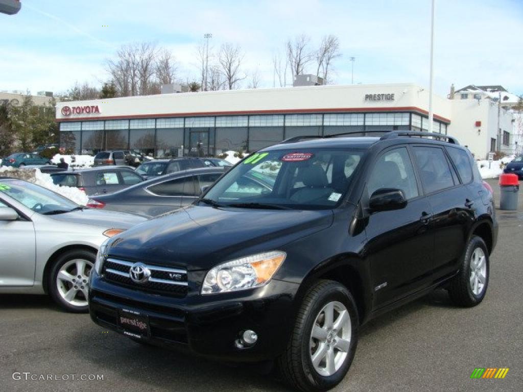 2007 RAV4 Limited 4WD - Black / Ash Gray photo #1